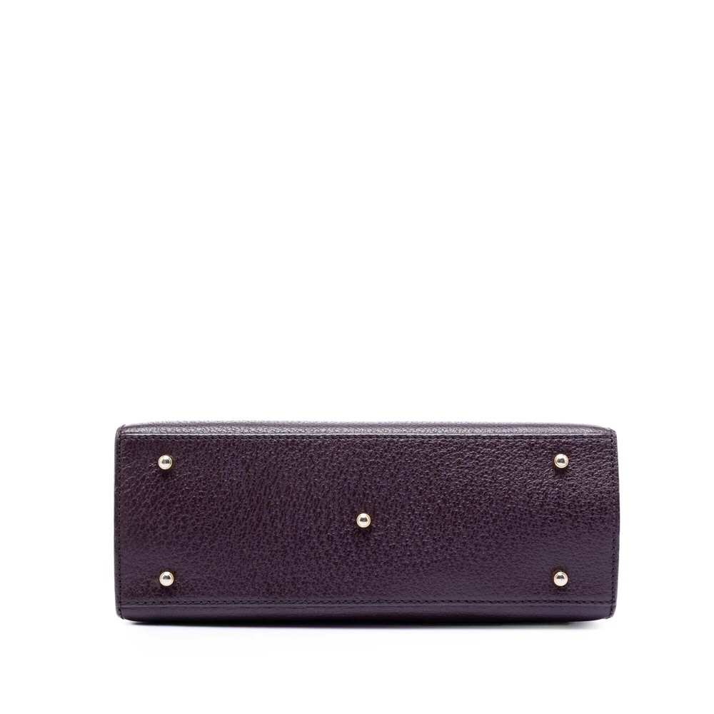 Pre-Loved Gucci Calfskin Lady Lock Satchel - Picture 3 of 7